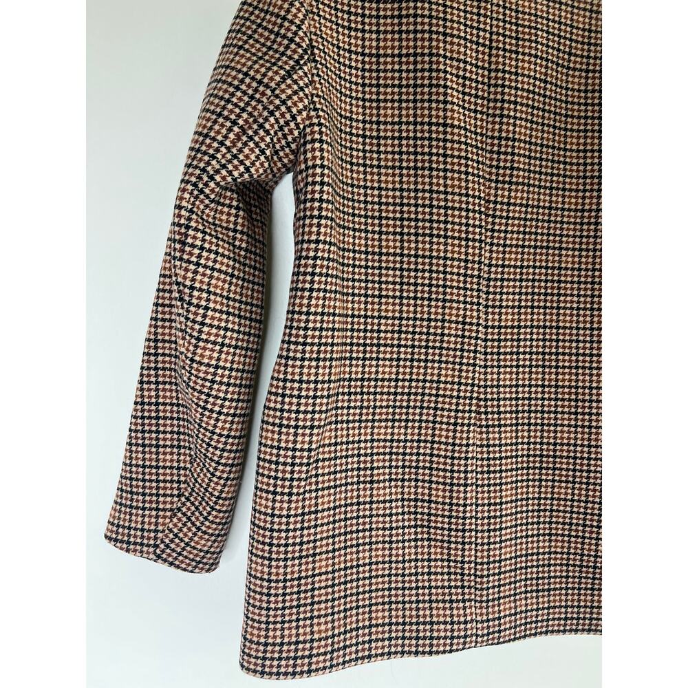 A&F Abercrombie & Fitch Plaid Houndstooth Blazer Jacket - Picture 8 of 16